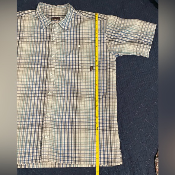 Patagonia button up dress shirt- blue size XL Excellent condition - Picture 5 of 9